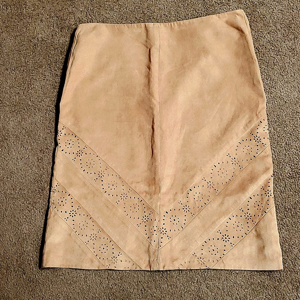 Suede feel skirt